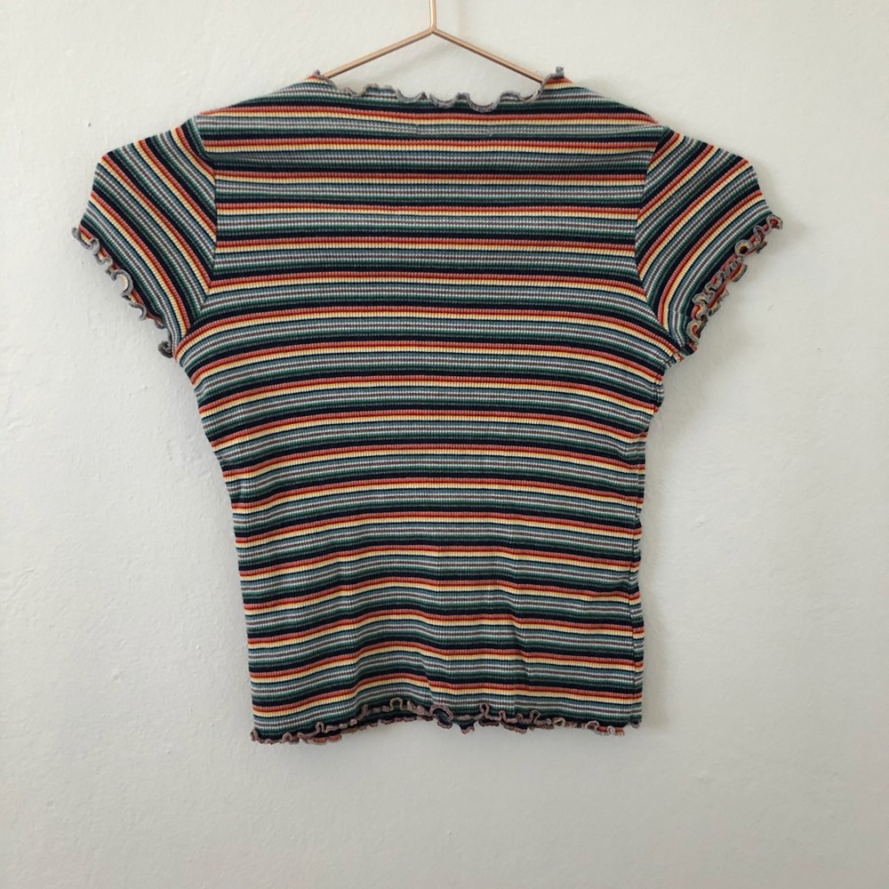 Brandy Melville Rainbow Wynn Tee Shirt - Picture 3 of 4